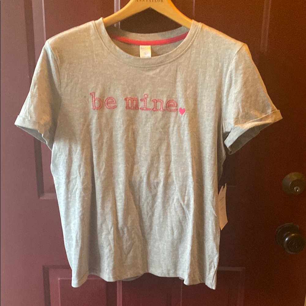 Gray Short Sleeve Tee Casual Fit